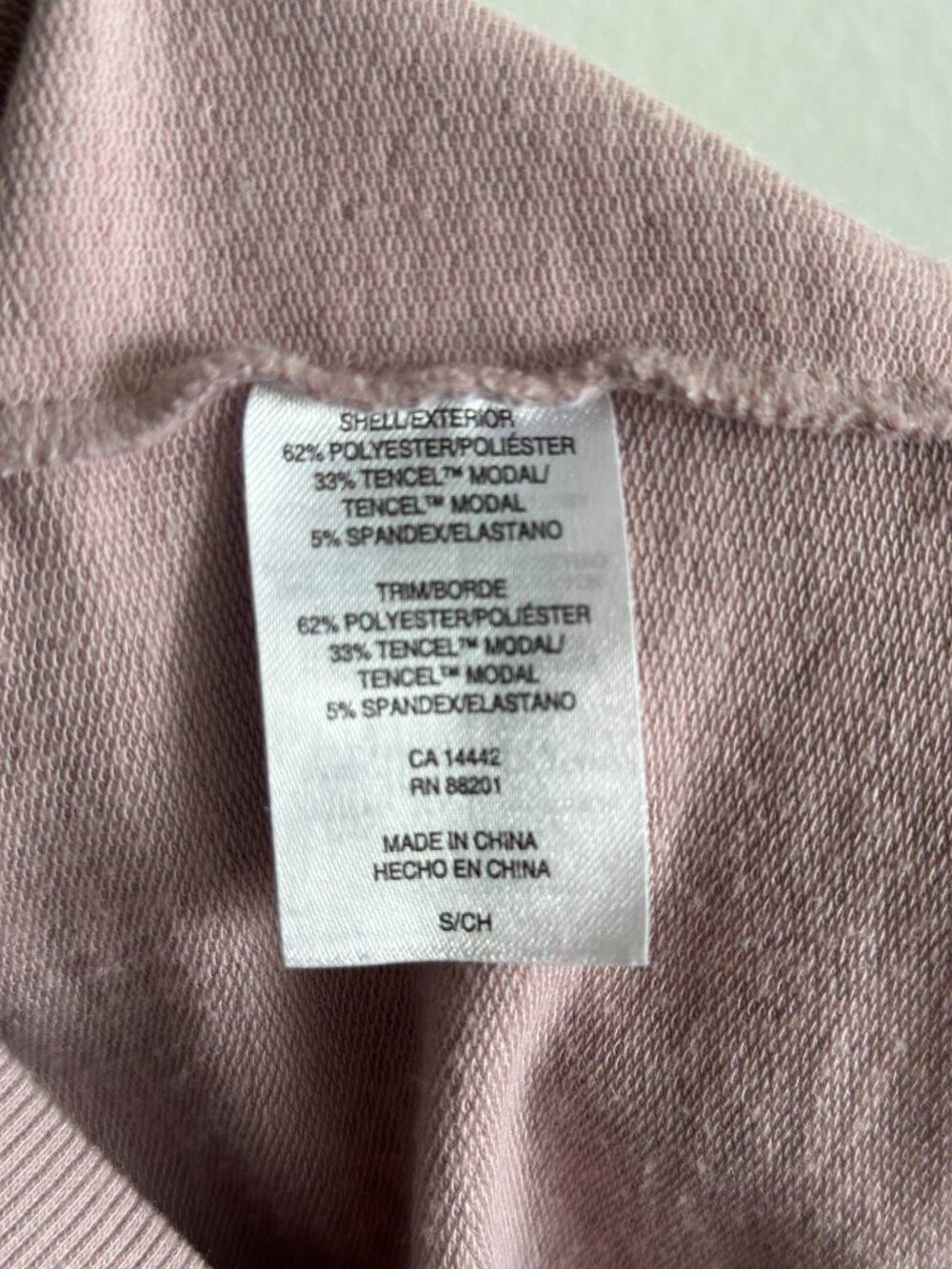 Mondetta Pink Leopard Print Sweatshirt Small Athleisure Crewneck Soft Cozy Top - Picture 8 of 8